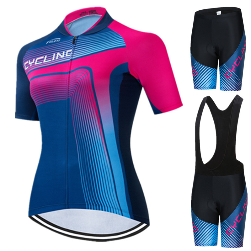 Mountain Biking Outfits Women - Conjunto de Jersey de ciclismo profesional