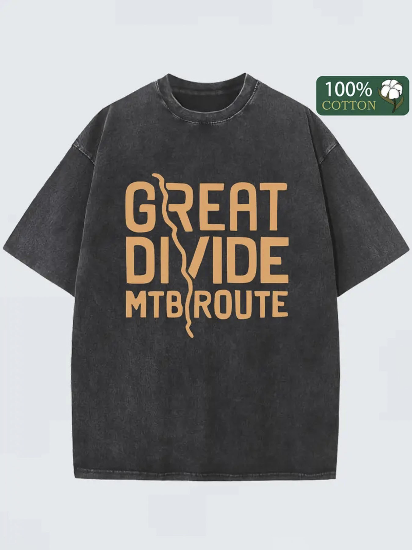 Mountain Biking Holidays - Camiseta con estampado de ruta de