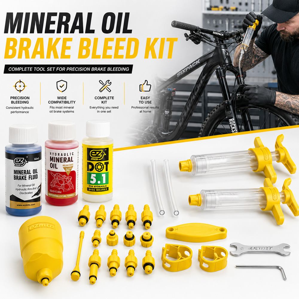 Hydraulic Brake Bleed - Aceite Mineral de frenos de bicicleta,