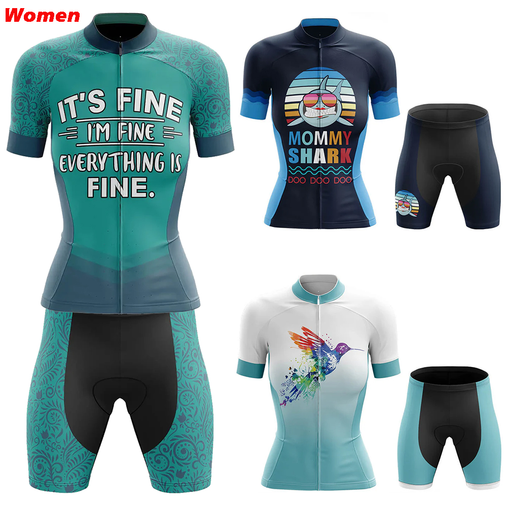 Mountain Biking Outfits Women - Ropa de ciclismo de poliéster I'm