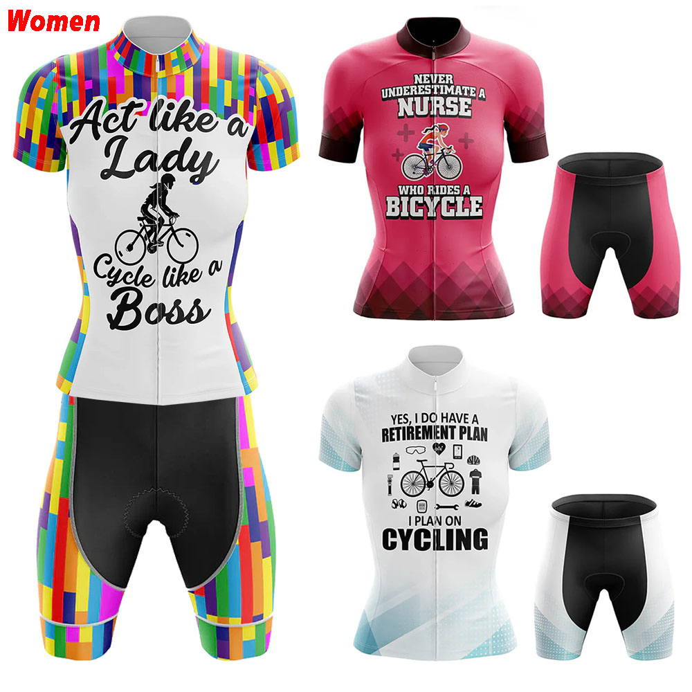 Mountain Biking Outfits Women - Ropa de ciclismo de poliéster para
