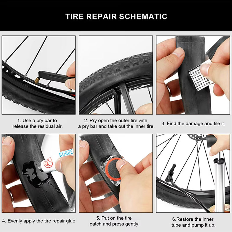 Kit de reparación de neumático - Mountain Biking Kit reseña y precio
