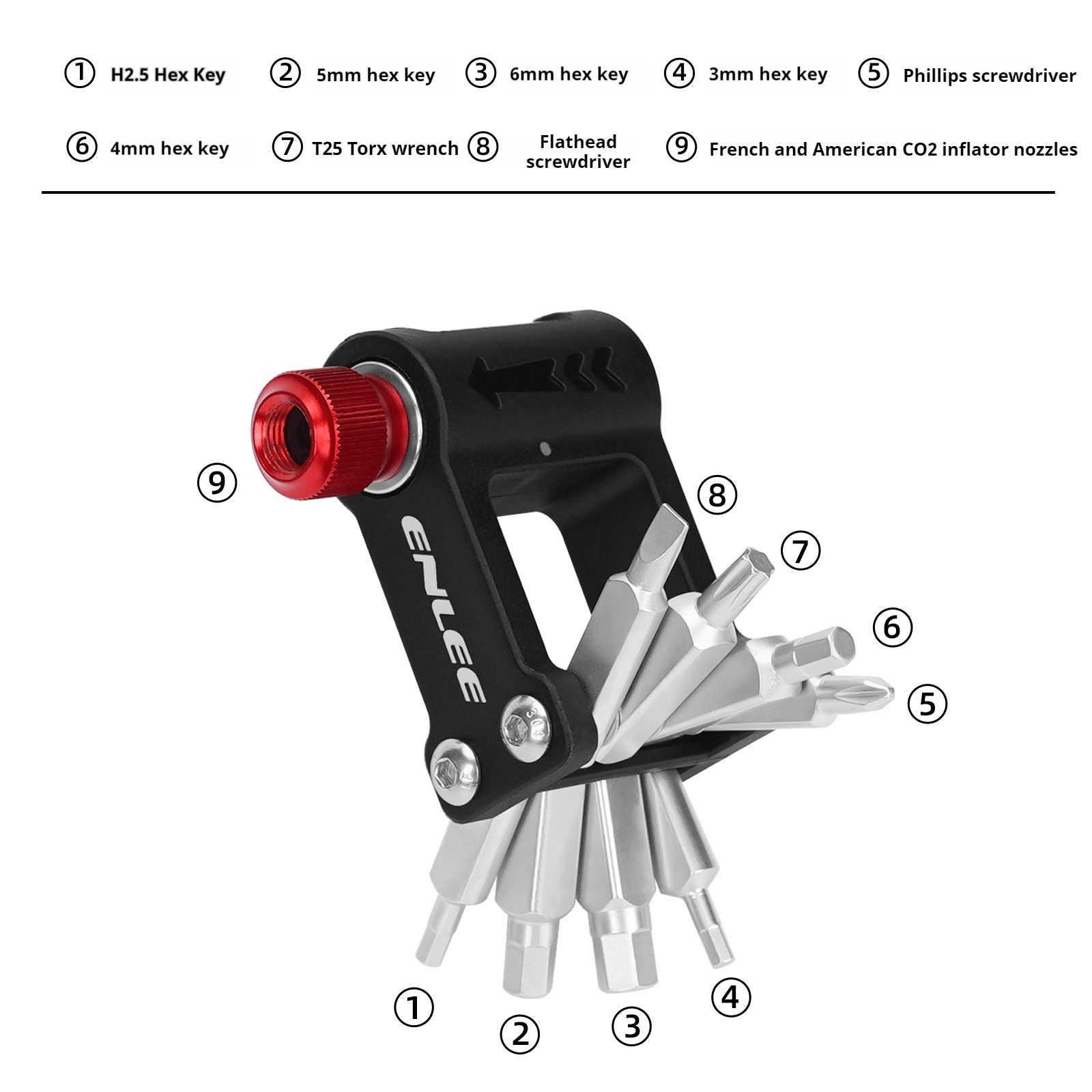 ENLEE Herramientas de reparaci - Mountain Biking Essentials reseña y precio