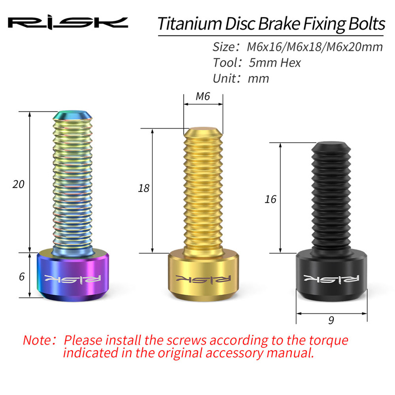 Tornillo de titanio M6 para pi - Hydraulic Brake Bleed reseña y precio