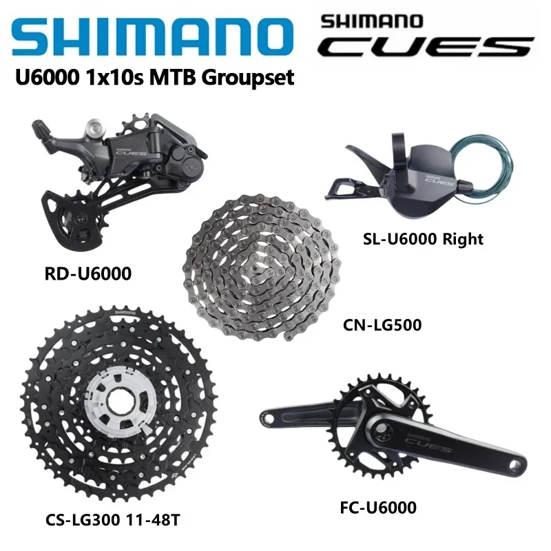 Juego CUES U6000 SL-U6000 1x10 - Mountain Biking Kit reseña y precio
