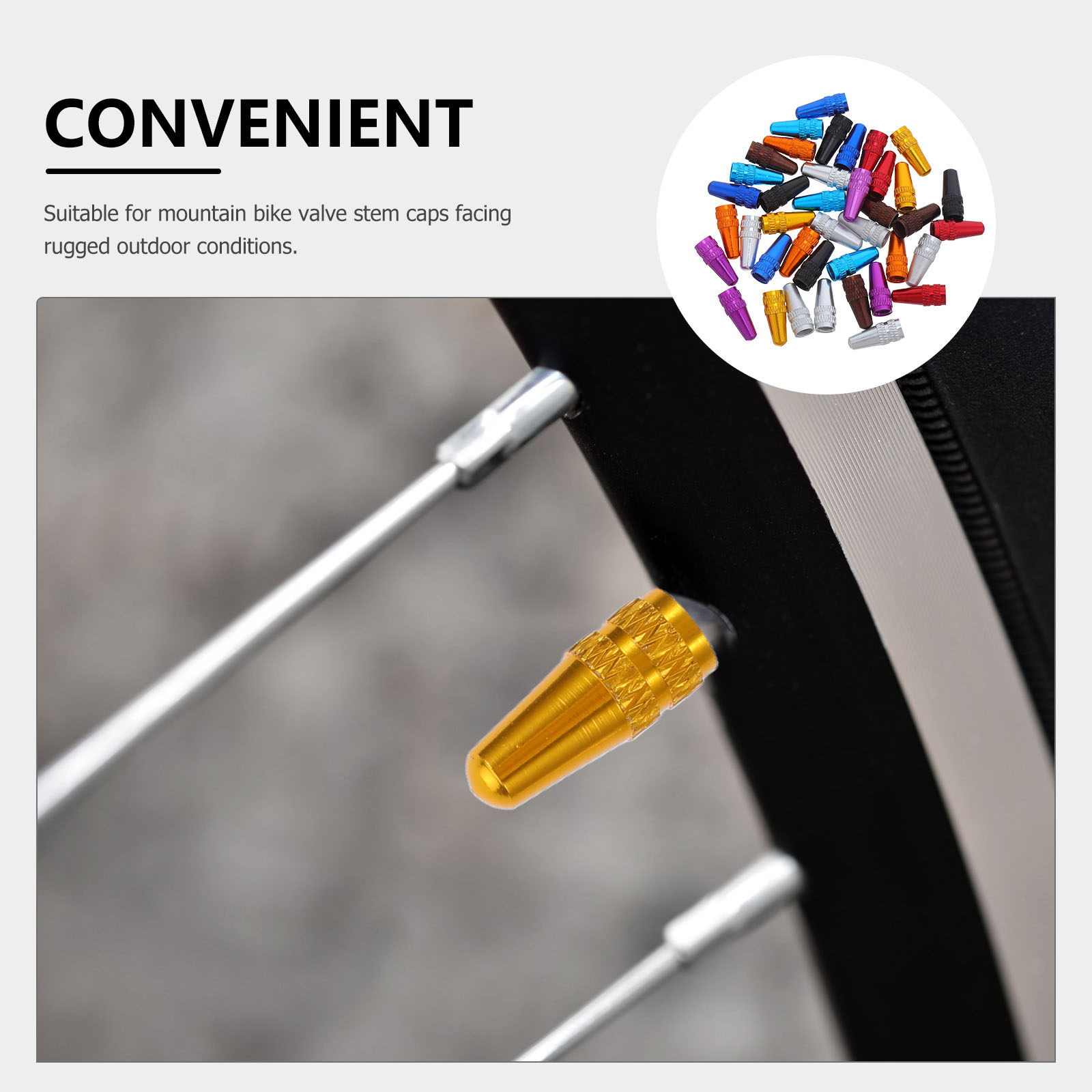 40 Tapas Decorativas para Válv - Mountain Biking In French reseña y precio