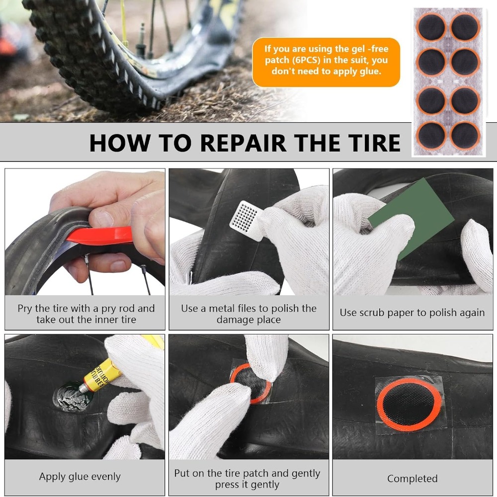 Kit de Reparación de Neumático - Mountain Biking Kit reseña y precio
